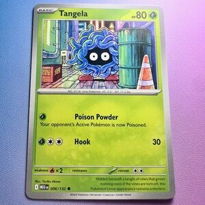 tangela (006/132) - common — pokémon: mega evolutions